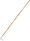 Berry&Bird Flat Edge Garden Hoe, 58'' Hoes Garden Tool with Long Wood Handle, Stainless Steel Weeding Hoe, Heavy Duty Weeder Hoe Tool for Gardening Digging Soil Loosening, Edging & Cultivating