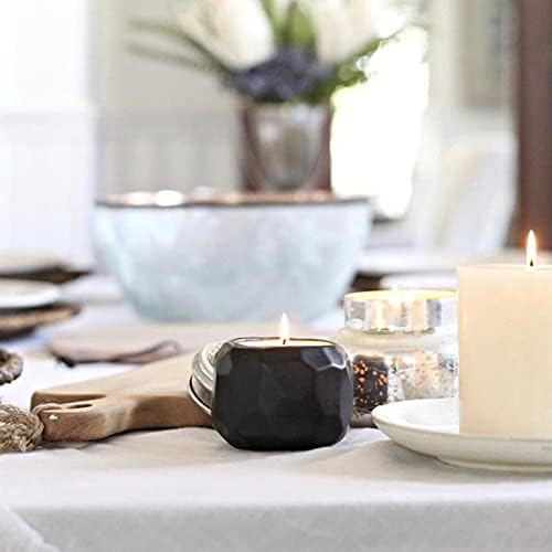 The Growing Candle, Lavender Scented, 13oz Ceramic Pot, Single Wick Aromatherapy Candles, 100% Soy for Women and Men, Emma