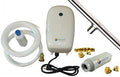 Mid Pressure Misting System Kit (Stainless Steel), Includes Mid Pressure Water Pump with 20 Nozzles and Nylon tubing, Connects to Any Outdoor Fan, Cooling Mister System for Lawn Patio Garden