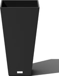 Veradek V-Resin Indoor/Outdoor Taper Planter (26 inch, Black)