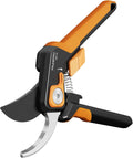 PrunePro Pruning Shears for Gardening Professional Bypass Hand Pruner Stainless Steel Sharp Blade Garden Scissors Plant Flower Garden Clipper Orange 2 Pack