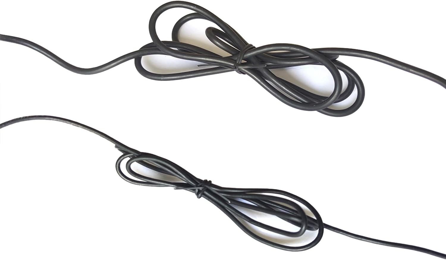 1000 pcs 6 inch Black Cable Twist Ties Plastic Twist Ties with Rugged Metal Innercores Reusable Fastening Cable Cord Wire Ties