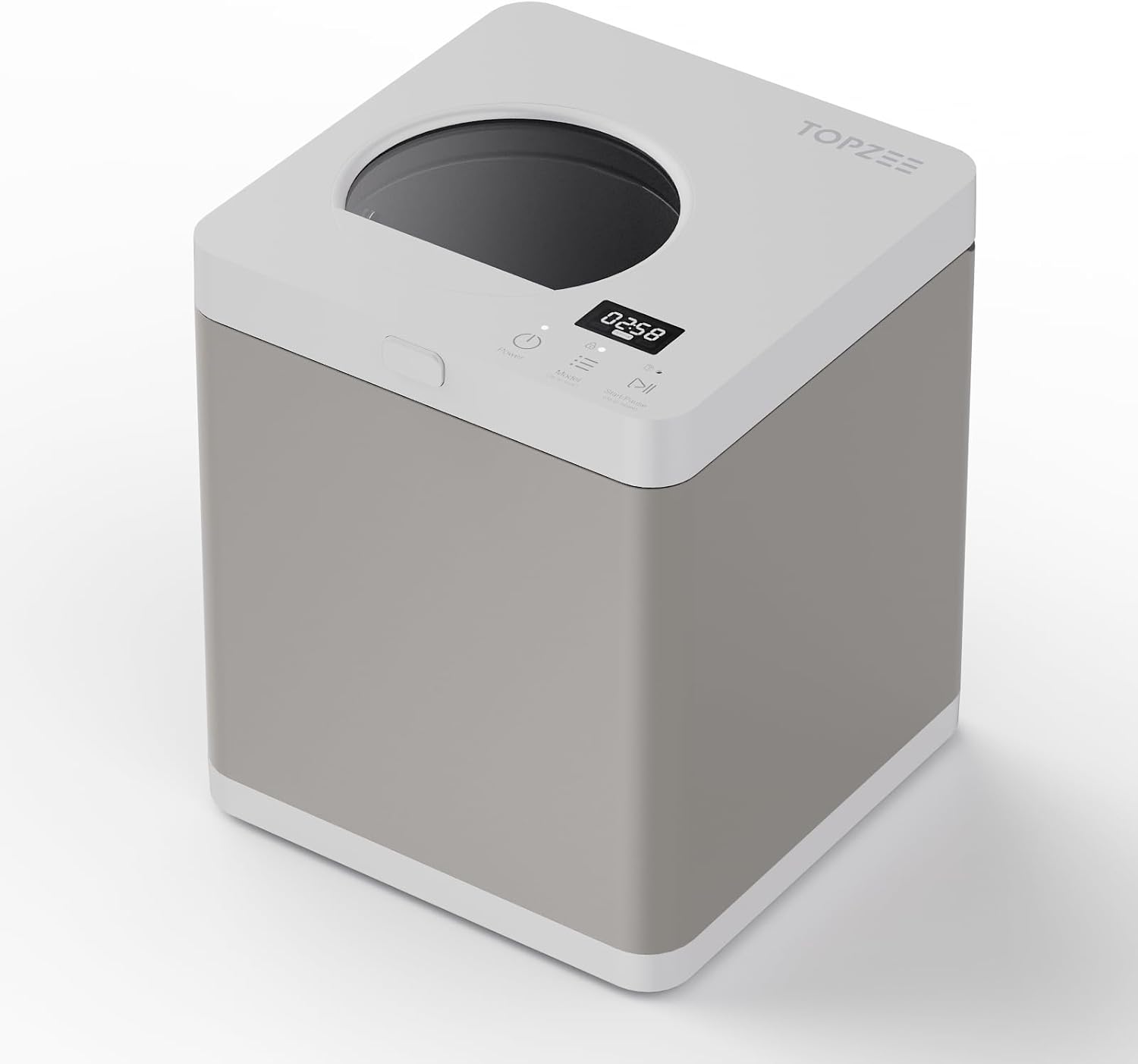 Kitchen Composter-3L Electric Composter for Kitchen Countertop, Compost Bin Outdoor/Indoor Odorless, 4H Fast Compsting, Beige