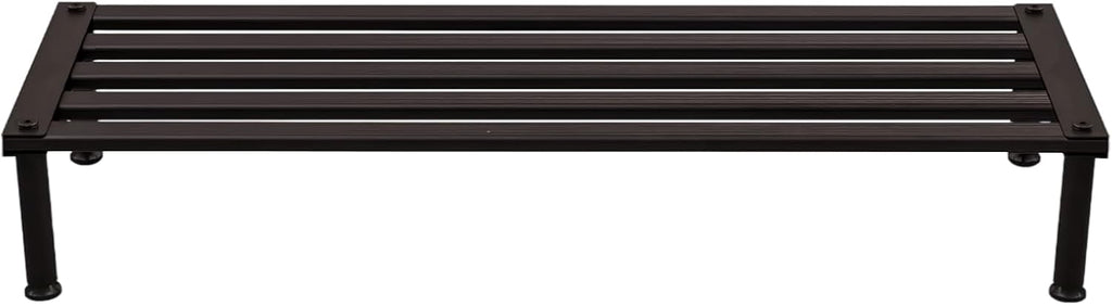 Metal Plant Stand, Rust-proof Aluminum Display Rack, Plants Display Stands Decoration Racks for Living Room Garden Balcony Patio (Ebony, 31.5Inch Low Leg)