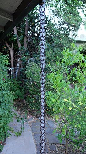 Nutshell Stores Double Loops Rain Chain - Bronze - 20 Feet