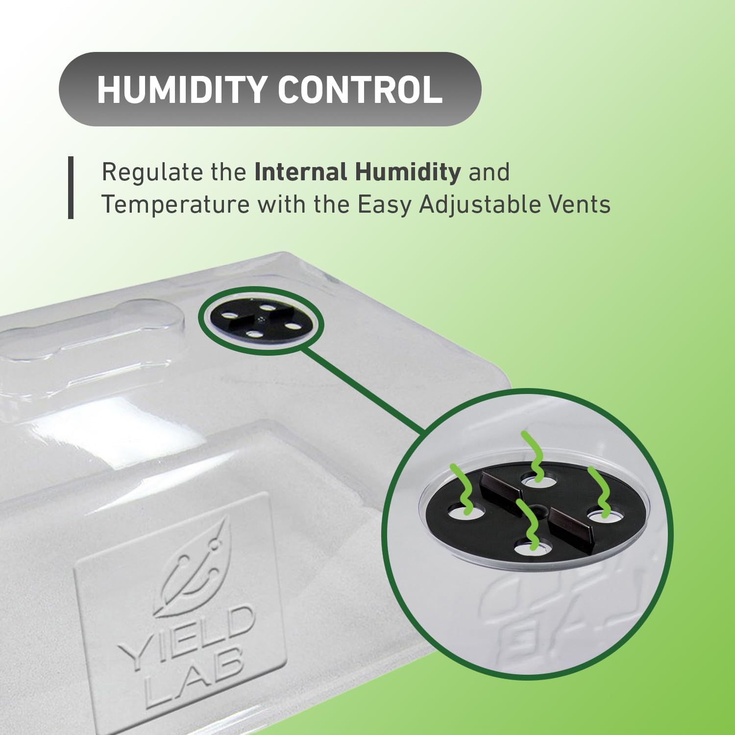7 Inch Propagation Dome - 5 Pack Humidity Vented Domes – Plant Growing Dome for Seedling, Germination, Soil & Hydroponic Horticulture