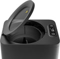 CREATIVECHEF Electric Composter,Upgraded 3.8L Electric Kitchen Compost Bin with Visual Cover,Converts Waste to Dry Compost,Indoor Smart Odorless Compost Bin,Black