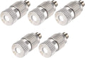uxcell Brass Misting Nozzle - 3/16-inch Threaded 0.15mm Orifice Dia Fogging Spray Head for Outdoor Cooling System - 5 Pcs Silver Tone