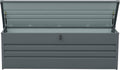 260 Gallon Waterproof Outdoor Storage Box, Extra Large Outside Metal Deck Storage Box for Patio Cushions, Garden Tools, Pool Supplies