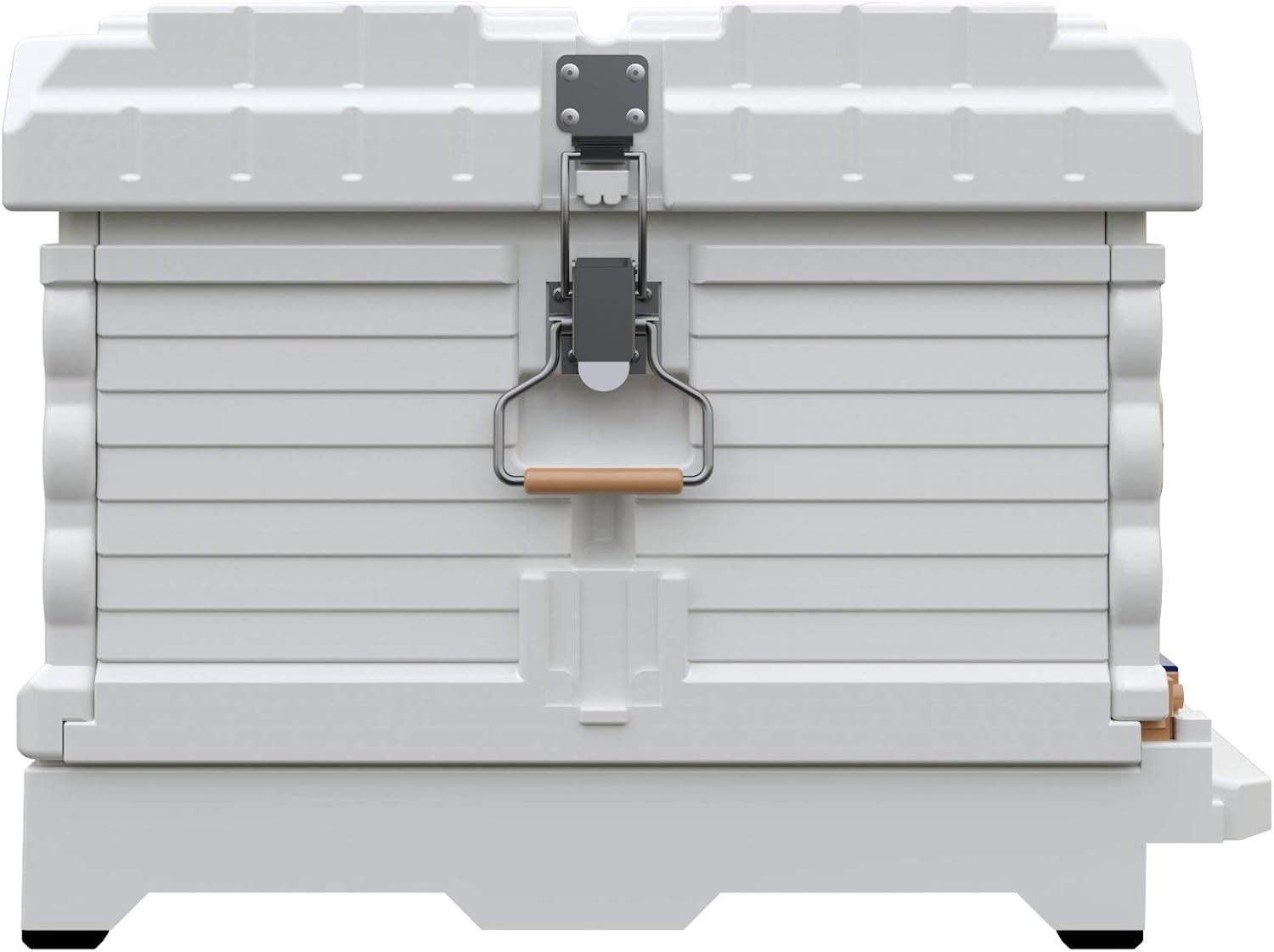 Ergo Insulated 10 Frame Bee Hive Set [NO Frames Included] (Single Hive, White Body Blue Entrance)
