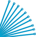 XINGO Nylon Cable Zip Ties Self Locking Plastic Wire Ties with 40 Lbs Tensile Strength for Indoor and Outdoor 12 Inch 500 Pack Blue