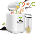 Electric Composter for Kitchen,4.2L Smart Compost Bin with 2 Carbon Filters,Quick Composting Machine Turn Food Waste to Fertilizer,Odorless/Auto-Cleaning/Outdoor&Indoor Countertop Food Waste Compost