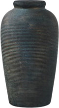 Decorative Ceramic Rustic vase,Tall vase for Minimalist Decoration,11" Large Vintage Vase for Home Decor,Centerpiece,Living Room,Enterway,Bronze