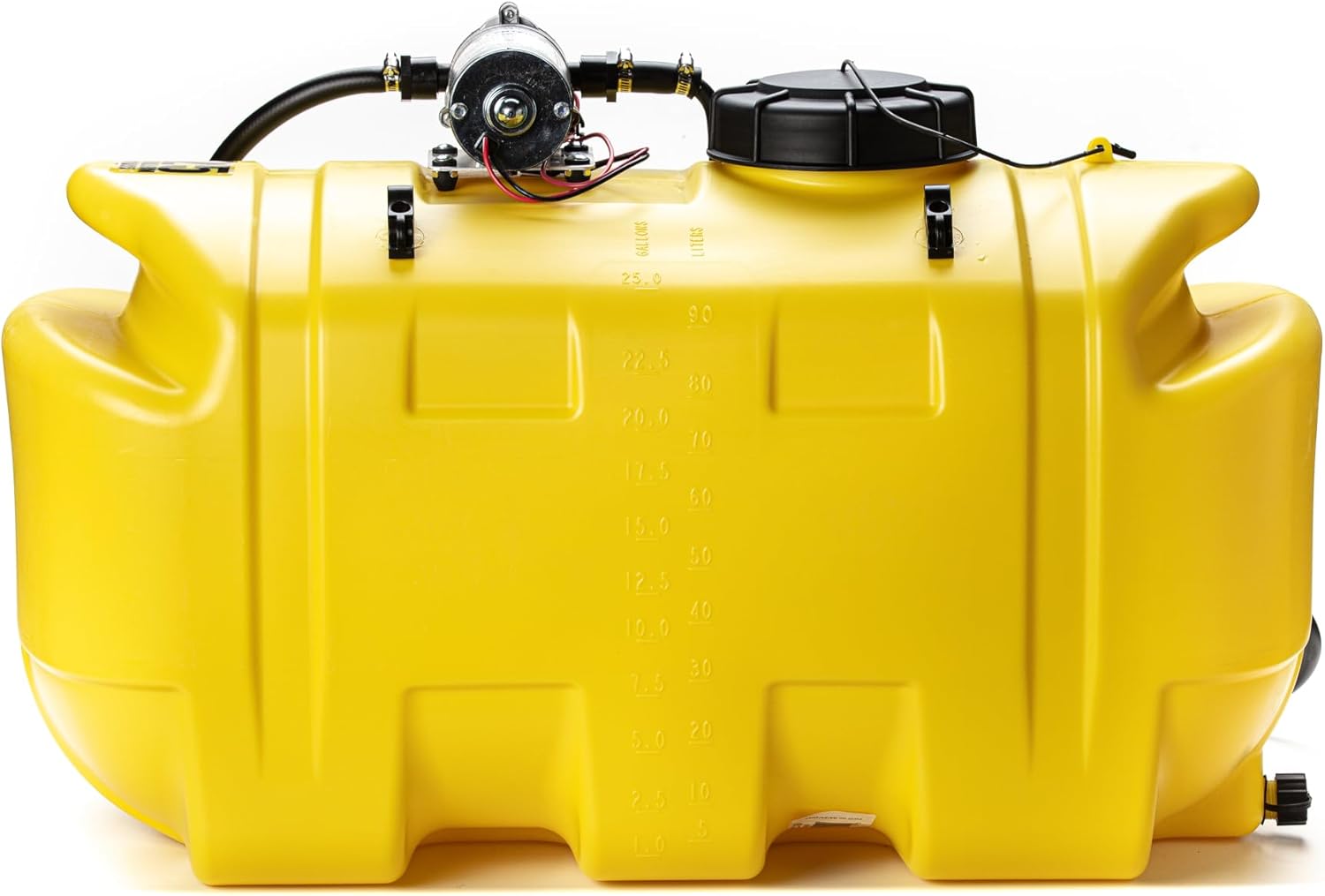 25-Gallon Gold Spot Sprayer – 12V Pump, Deluxe Handgun, 2.2 GPM, 100 PSI, Heavy-Duty Tank, Adjustable Spray Pattern & 15 Ft Hose