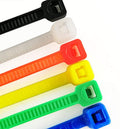 HS Colored Zip Ties Neon Small Nylon Wire Ties Assorted 6 Colors (Green,Yellow, Black, White, Blue, Red) 4 Inch for Crafts,Bulk 600 Pack