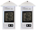 Sper Scientific Compact Digital Min/Max Thermometer 800121 - Wide Range Temperature Logger with Clear LCD Display - Ideal for Laboratories, Food Storage, HVAC & Greenhouses - 2 pc
