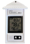 Sper Scientific Compact Digital Min/Max Thermometer 800121 - Wide Range Temperature Logger with Clear LCD Display - Ideal for Laboratories, Food Storage, HVAC & Greenhouses