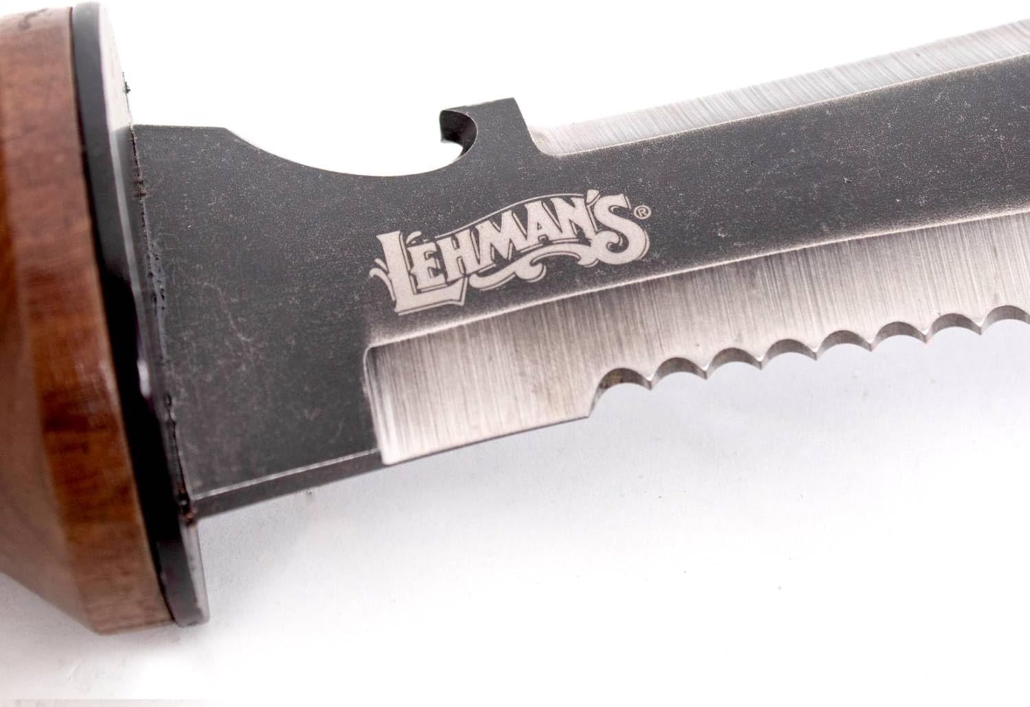 Lehman's Hori Hori Garden Knife, Durable Double Edge, Hardened Steel with Wooden Handle, Hand Weeding and Digging Tool with Sheath