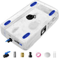 Water Storage Bladder, 100 Gallon Portable Water Tank, Transparent and Foldable with 4 Types of Interface Accessories, Suitable for Gardens, Emergency Situations, Camping, Etc.