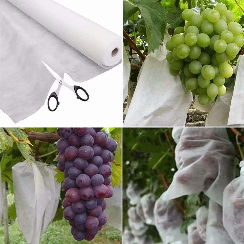 Agfabric Plant Covers Freeze Protection 10'x100' 0.55oz Frost Blankets for Plants Plant Frost Protection Covers Garden Winter Frost Pests Protection,White