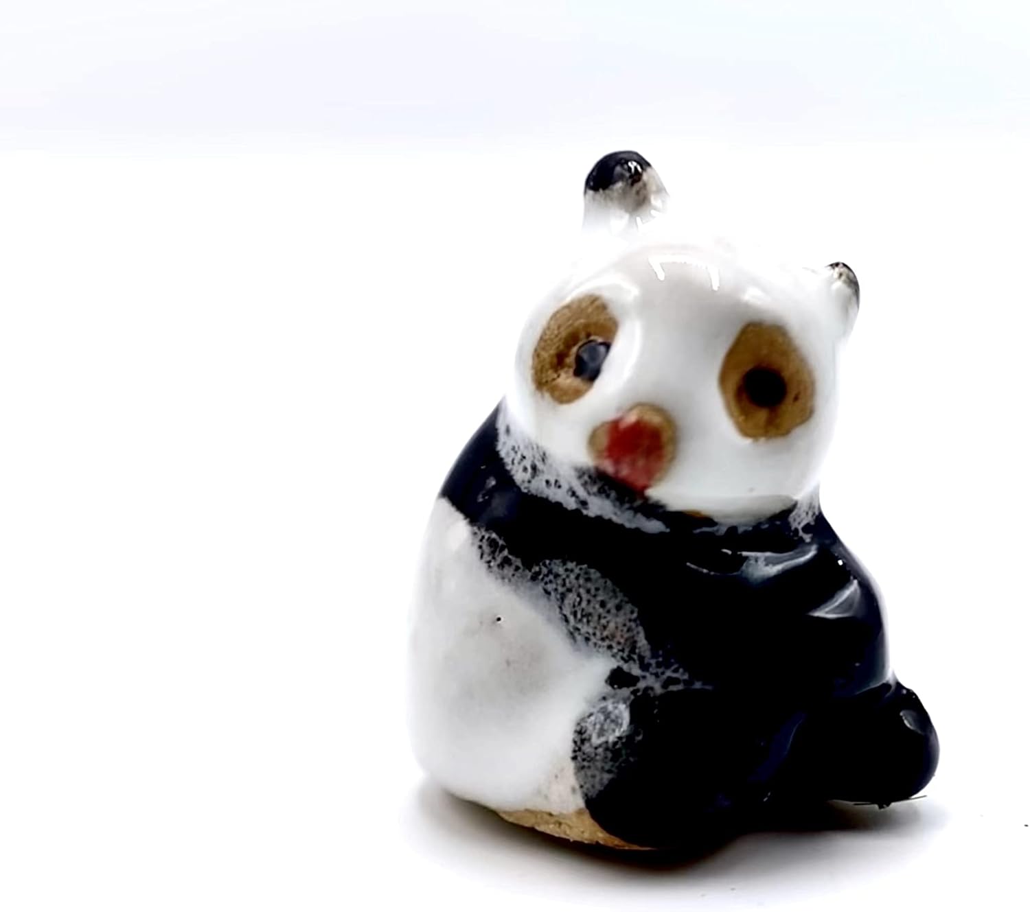 Live Dwarf Juniper Bonsai Tree 4-5years Old with Cute Ceramic Panda | Juniper or Jade Bonsai Tree | Indoor/Outdoor | 100% Handcrafted| Home and Office Décor | Best Gift for Holiday