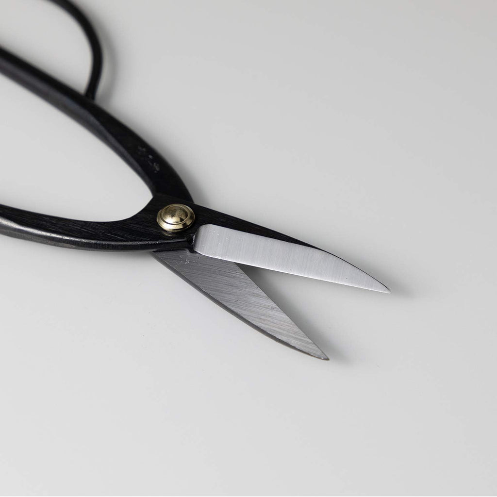 Wazakura Ashinaga Bonsai Pruning Scissors 8inch (200mm) MADE IN JAPAN, Long Handle Bonsai Cutter in Carbon Steel, Rose Pruning Shears, Flower Scissors, Japanese Gardening Tools
