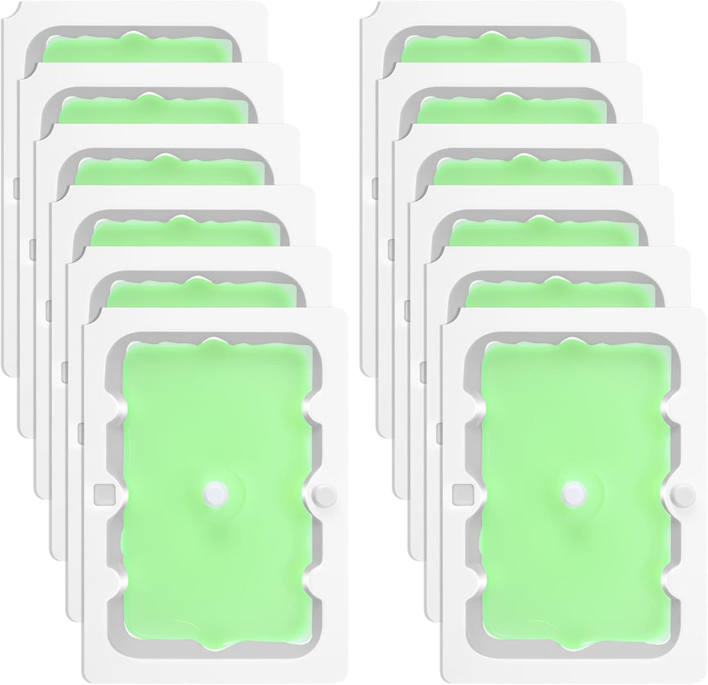Qualirey 12 Pack Mouse Glue Trap, Super Sticky Traps Mouse Size for Mice and Rats, Pre-Scented, Non Toxic Mice Glue Boards, Rodent Sticky Pads Indoor for Home, Easy to Use, Pet Safe Pest Control