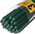 25pcs Steel Plant Stakes 3 Feet,Sturdy Plant Sticks, Plastic Coated Metal Garden Stakes Supports Climbing for Tomato, Bean, Flowers, Tree Potted