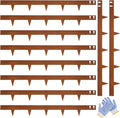 Corten Steel Landscape Edging 4.5 Inch Depth Steel Landscaping Edging 40 Inch Strips10 pcs Metal Garden Landscape Border Rusted Edge for Lawn Yard Outdoor Plant by GZGNEEVL