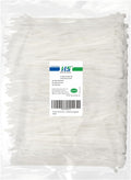 HS Clear Zip Ties 8 Inch (Bulk-1000 Pack) Nylon Cable Ties 40 Lbs Self-Locking Wire Ties for Electronics Organizer