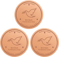 3Pack Bird Bath Copper Purification Disk | 0.6mm Reinforced 99.9% Pure Copper | Universal Fit for Outdoor Birdbaths(Birdbath Copper 3 Pack)