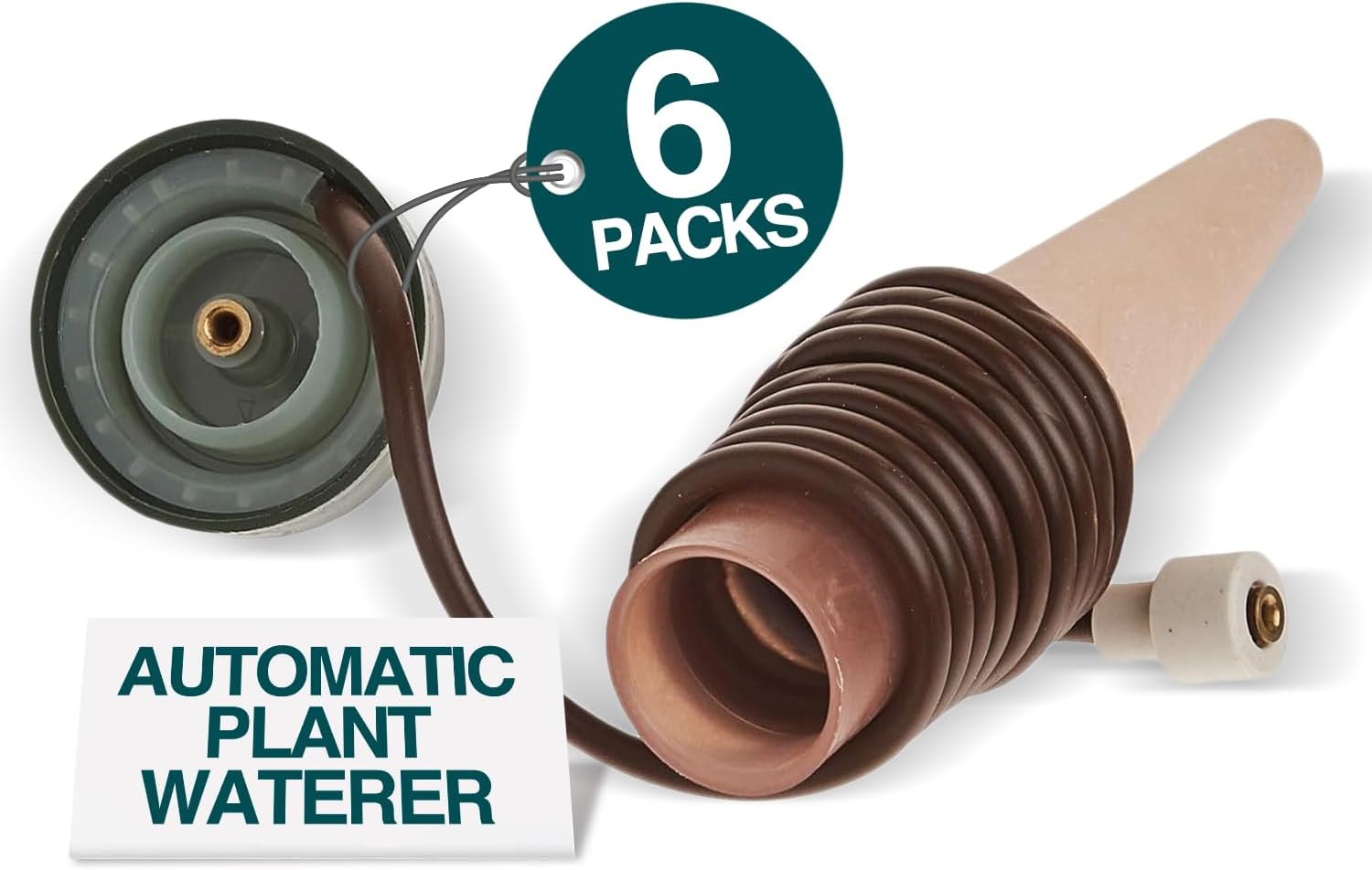Blumat Classic (Jr.) Automatic Plant Watering Stakes (6 Pack) (Without Adapter)