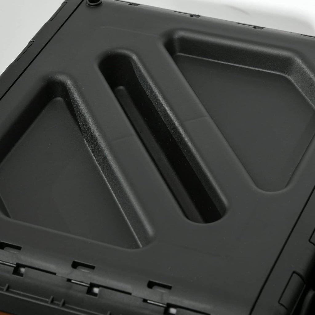 Compost Bin Outdoor, 43 Gallon Dual Chamber Tumbling Composting with Sliding Doors, Large Compost Tumbler, Compost Bin for Garden, Kitchen, and Yard Waste, Black+Brown