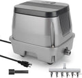 AquaMiracle Linear Air Pump ZP-40/ZP-60/ZP-100/ZP-200 for Pond Aeration, 635/950/1600/4000GPH Septic Air Pump Pond Aerators for Outdoor Ponds, Waste Treatment, Aquarium, Fish Farm, Seafood Restaurant