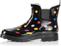 NORTY - Womens Ankle Rain Boots - Ladies Waterproof Winter Spring Garden Boot runs ½ size large