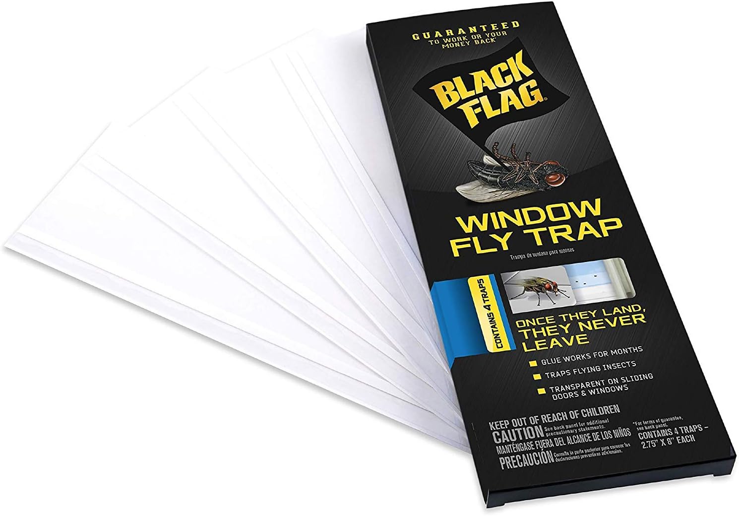 Black Flag Window Fly Trap(2Pack)