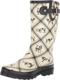 Western Chief Women's Tall Waterproof Rain Boot Outdoor Garden Shoes
