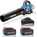 SENIX Leaf Blower Cordless, 40V Max Electric Leaf Blowers, Brushless, Handheld, Up to 700 CFM and 145 MPH, 2 Speed Mode, Cruise Control, Includes 2 x 4.0Ah Battery and Charger (BLAX2-M2)