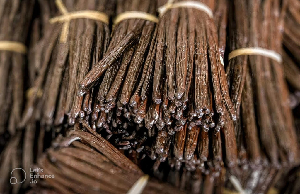 Uganda Vanilla Beans by Pearl Organic Vanilla - 25 Organic Whole Grade A Pods for Homemade Vanilla Extract, Baking & Brewing