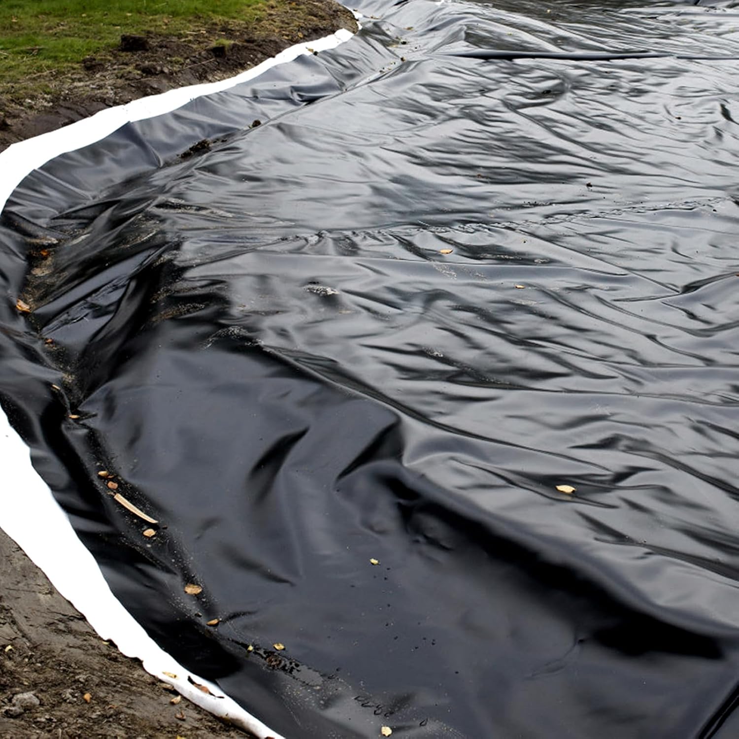 yarlung 2 Pack 4x7 Feet Pond Liner, 20 Mil Small Pond HDPE Mat Black KOI Pond Liner for Fish Ponds, Waterfall, Garden Fountains