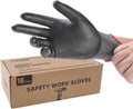 LANON 18 Pairs Safety Work Gloves, Mechanic Working Gloves for Men,Breathable PU Coated, Seamless Knit,Double Wash, Grey, X-Large