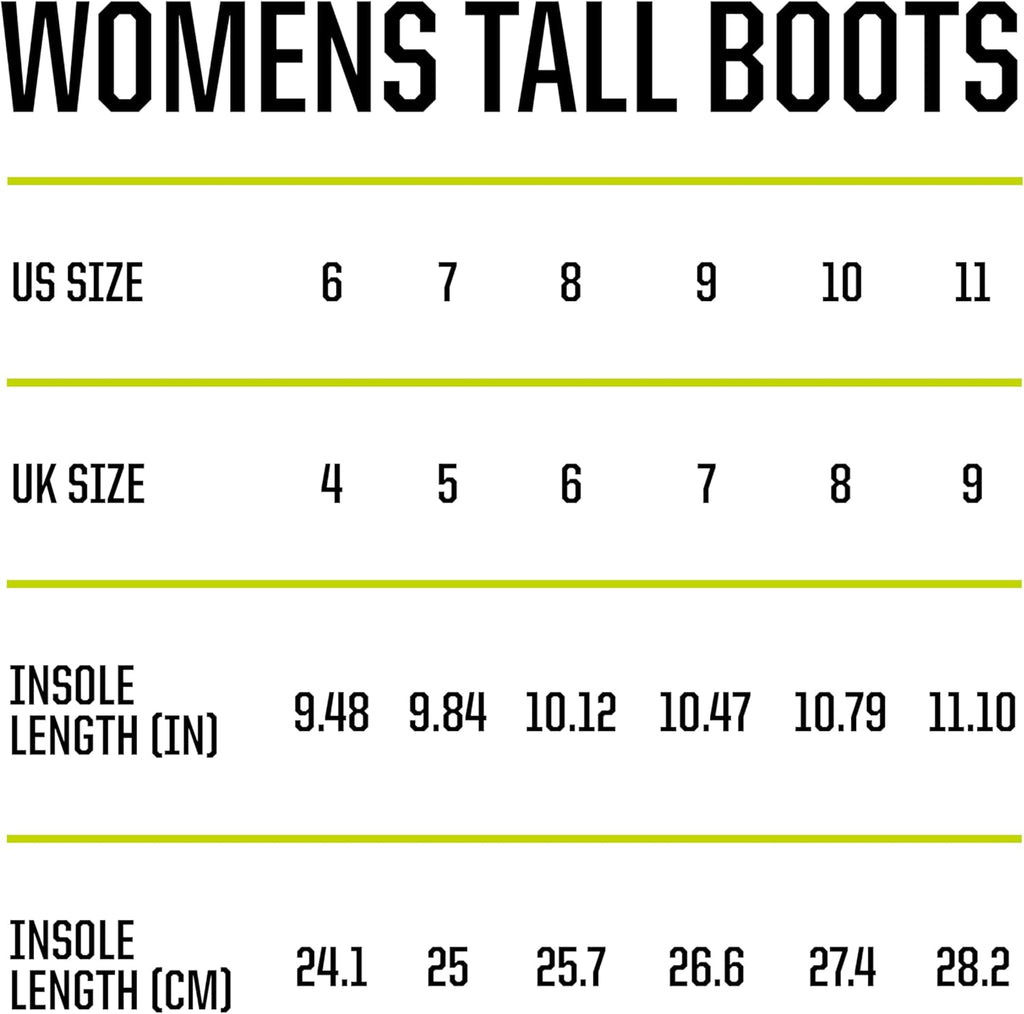Western Chief Women's Tall Waterproof Rain Boot Outdoor Garden Shoes