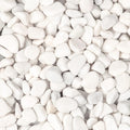 11lbs White Natural River Rocks, Polished Pebbles for Plants Garden, 0.3-0.8 inch Decorative White Stones, Ideal for Fish Tank, Vases, Crafting, Home Decor and Garden Landscaping Rocks,White