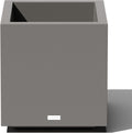 Veradek Block Series Cube Plastic Planter - Large Square Planter for Indoor or Outdoor Patio/Garden | Durable All-Weather Use with Drainage Holes | Modern Décor for Tall Plants, Trees, Flowers