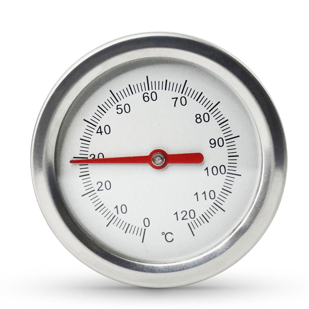 Fishnure - 20” Compost Thermometer, Indoor & Outdoor Thermometer Probe for Composting Bin Heaps, with 1.8” Diameter Celsius Dial & Temperature Gauge, Complements The Compost Starter