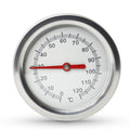 Fishnure - 20” Compost Thermometer, Indoor & Outdoor Thermometer Probe for Composting Bin Heaps, with 1.8” Diameter Celsius Dial & Temperature Gauge, Complements The Compost Starter