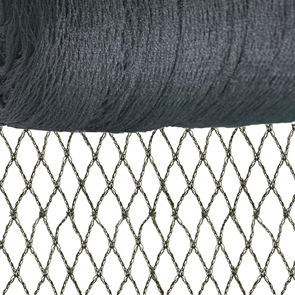 Meanchen Bird Netting 7.5x65 Ft, 1/2 in Mesh Heavy Duty Garden Netting for Plants, Fruit Trees, Vegetables, Extra Strong Woven Mesh Netting Against Birds, Deer, Poultry for Chicken Coop