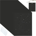 Qualirey 100 Pcs 6 x 8 Inch Sticky Traps for Plant Double Sided Sticky Trap for Gnats with Twist Ties Fly Traps for Fruit Insect Fungus Bugs Indoor Outdoor (Black)