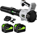 Leaf Blower Cordless,2 x 21V 6.0Ah Battery and Charger, with 680CFM 190MPH Electric Cordless Leaf Blower, 3-Variable Speed & Turbo Mode, Blowers for Lawn Care (5002)-F (Grey)