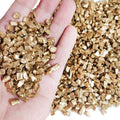 HappyFiller Golden Nuggets Crushed Glass for Resin Art,Small Gravels Stones for Aquarium Fish Tank Bottom Granule,Vase Filler Candle Holder Decor,Wedding Centerpieces Decoration,0.81 LB Gold